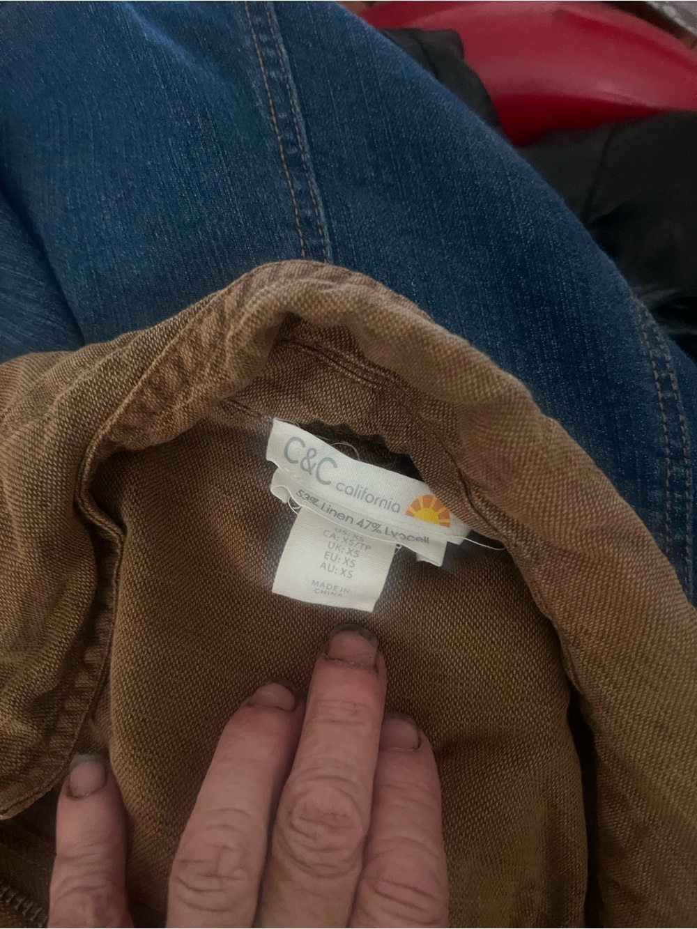 C&C California Brown Utility Drawstring Jacket - Picture 3 of 3